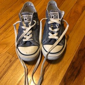 Blue Old Style One Star Converse Shoes 